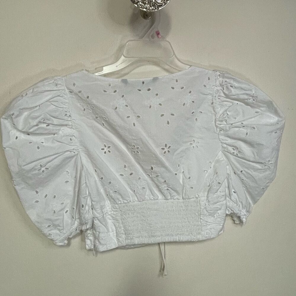 (A3)Zara Top with openwork embroidery from, size M - Picture 8 of 16